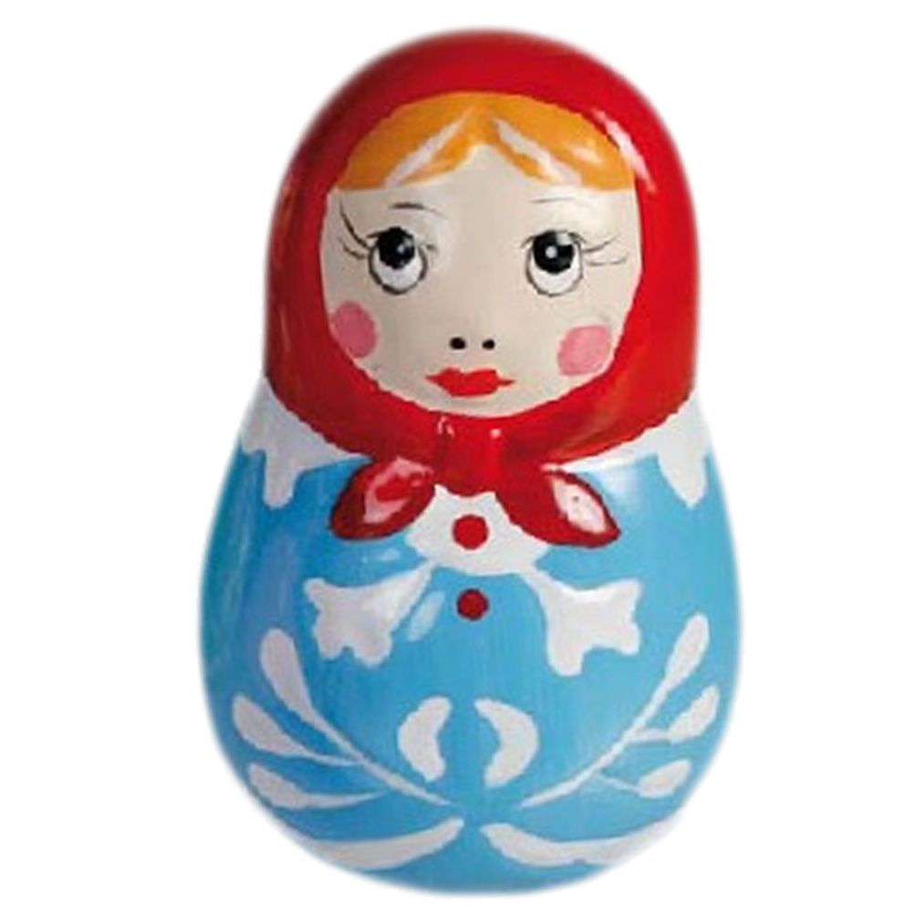 Petite figurine Poupe Russe Matriochka bleue