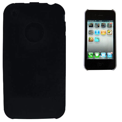 Coque Iphone 3G 3GS Silicone noir