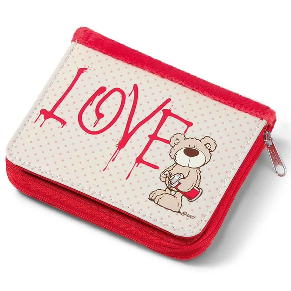 Portefeuille Nici Ourson Beige Love