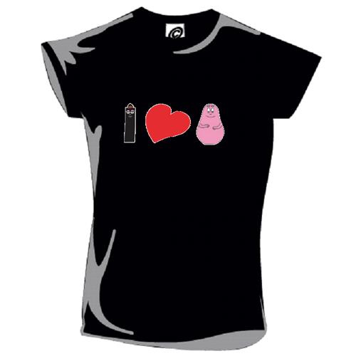 T-shirt Barbapapa - I Love Barbapapa