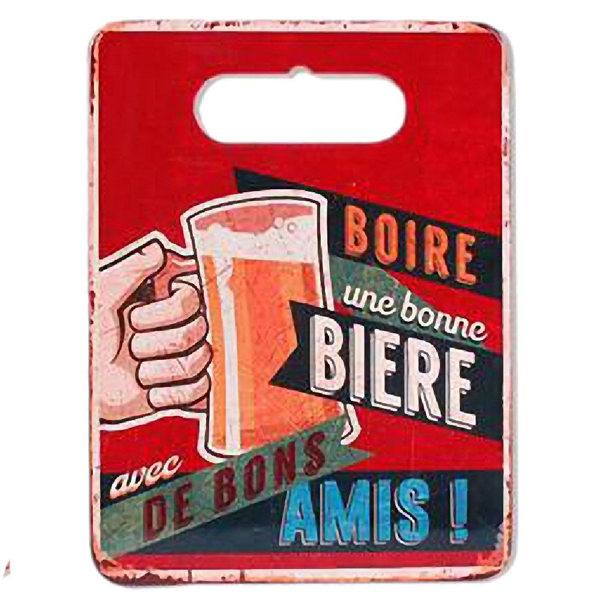 Dessous de plat en Cramique Bire - 24 x 18 cm