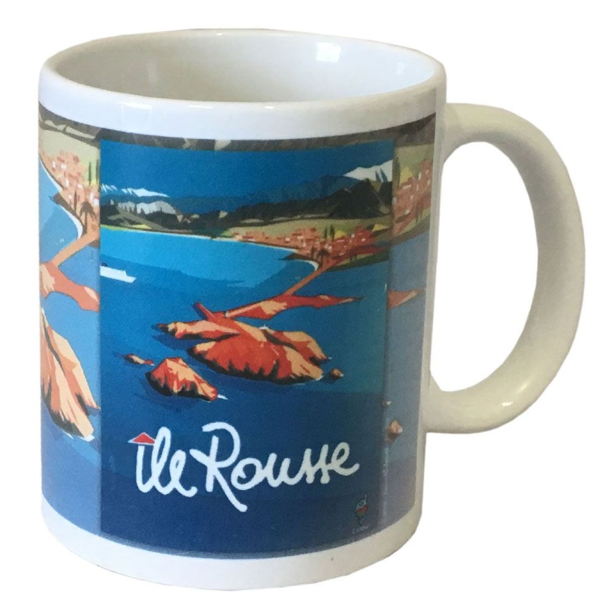 Mug Corse rtro - Ile Rousse