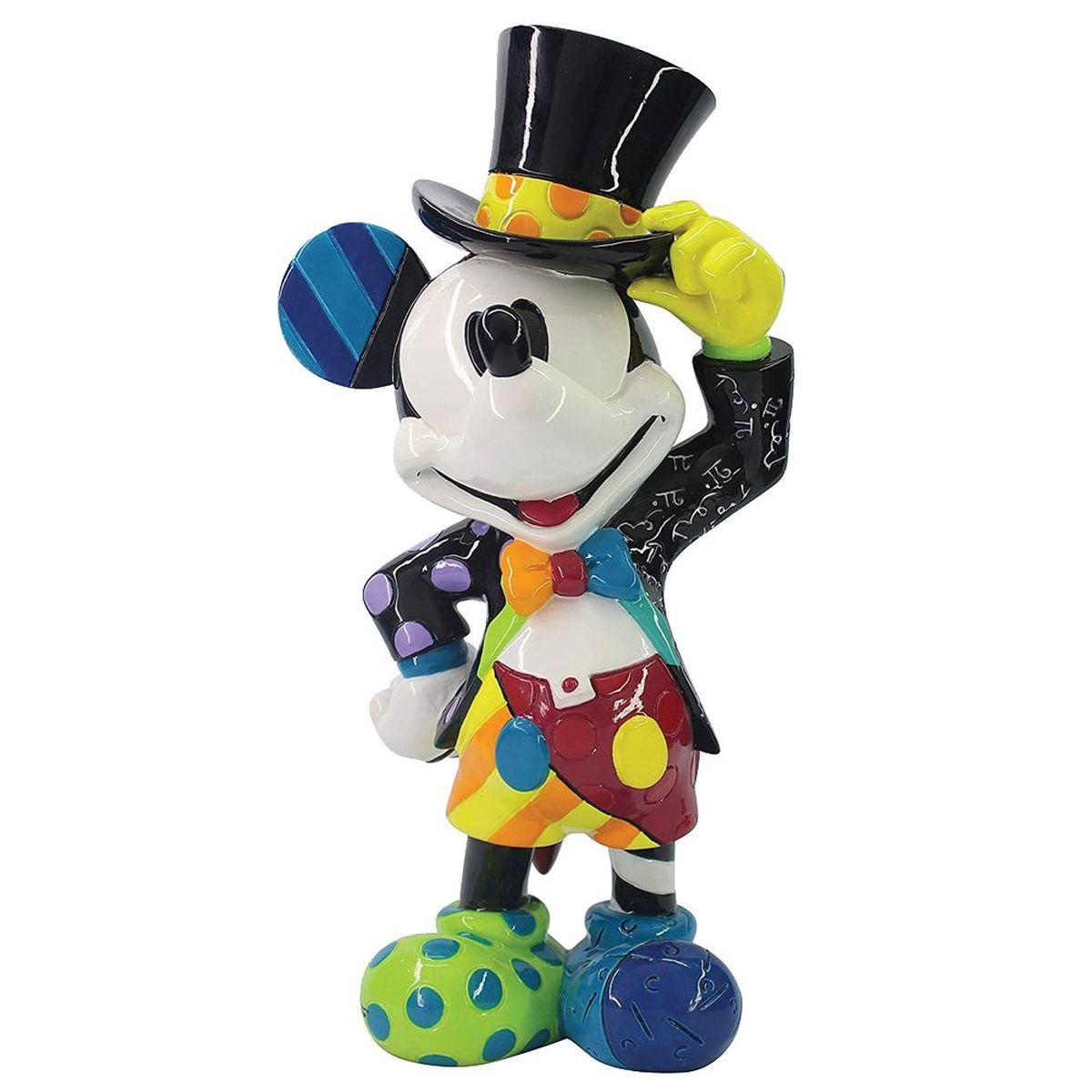 Figurine Mickey Chapeau Haut de Forme par Romero Britto