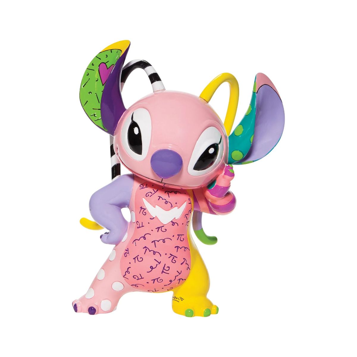 Petite figurine Stitch de collection - Angel Par Romro Britto