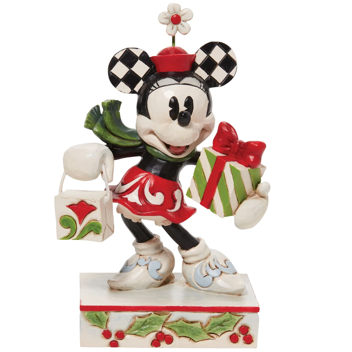 Figurine Minnie avec cadeaux - Disney Traditions