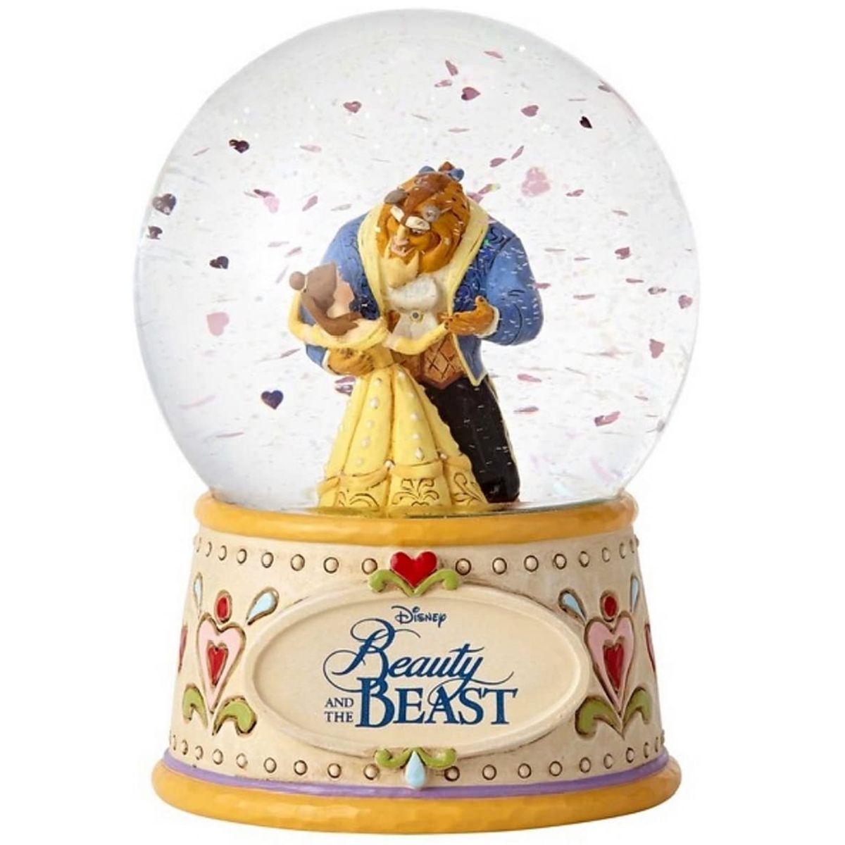 Boule  paillettes la Belle et la Bte - Disney Traditions