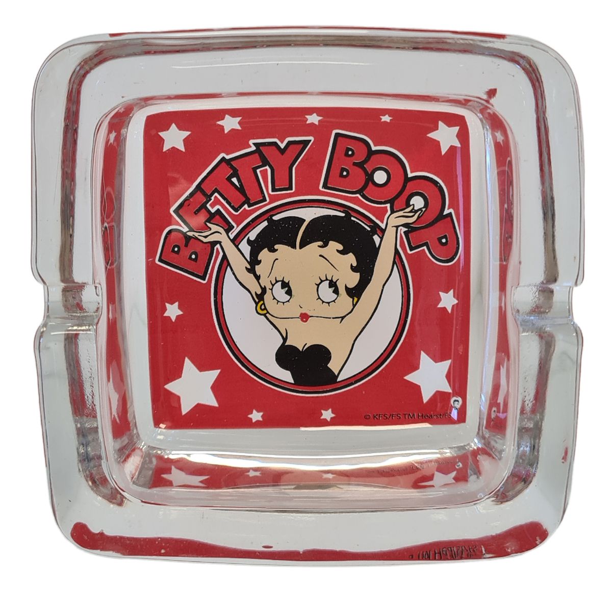 Cendrier Betty Boop Verre - Betty Boop Stars