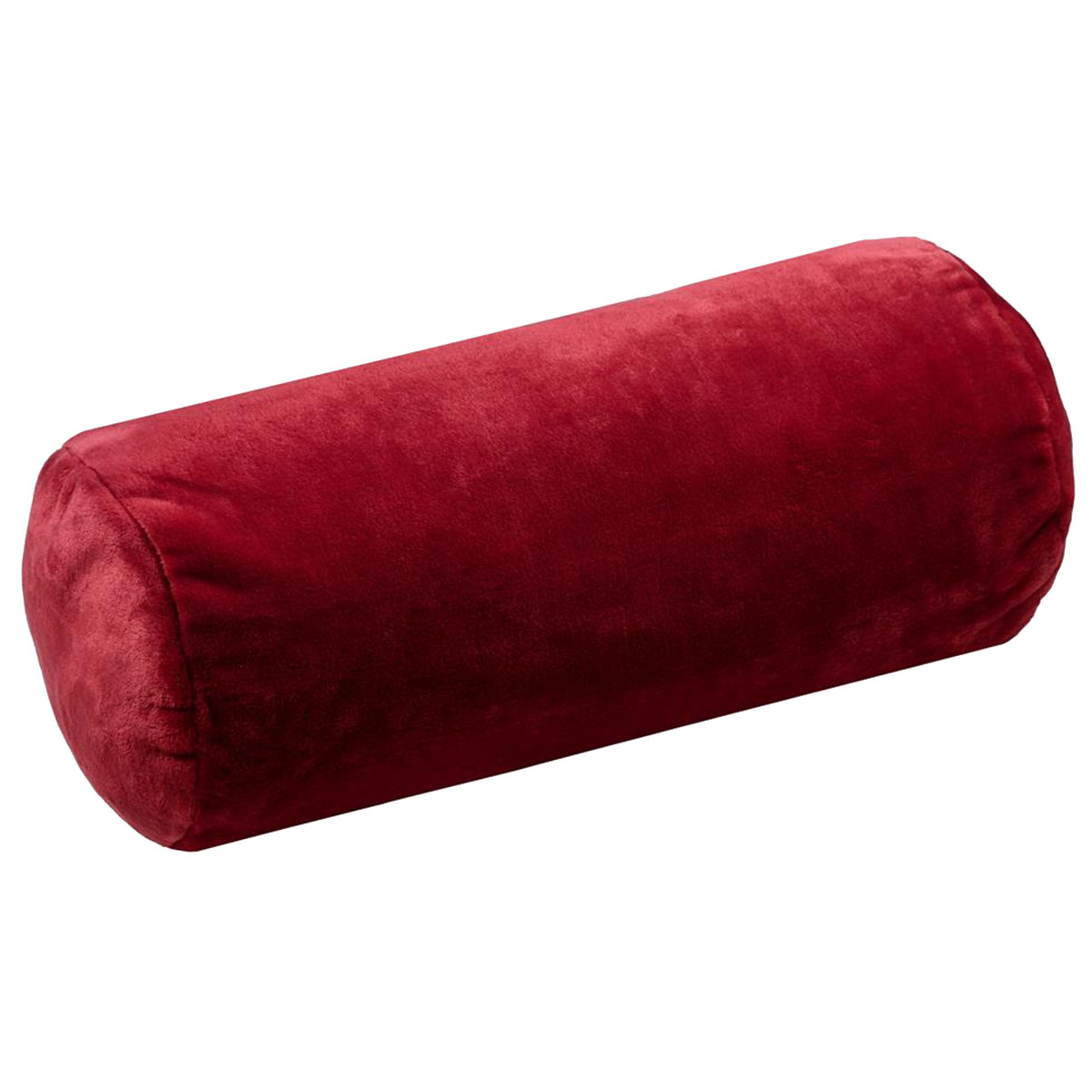 Coussin polochon dhoussable en maille Doudou - Rouge