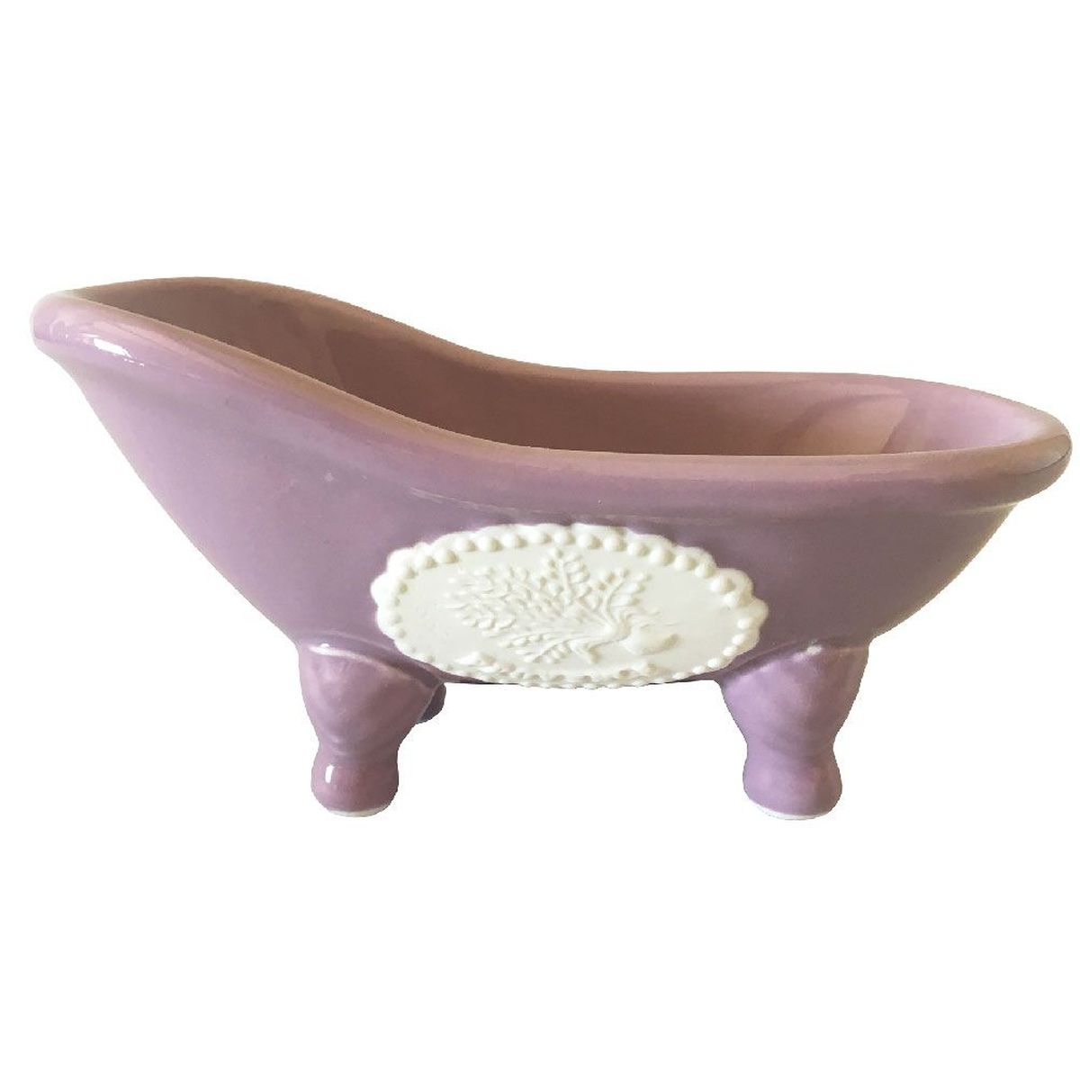 Porte savon baignoire Provence Lavande modle parme