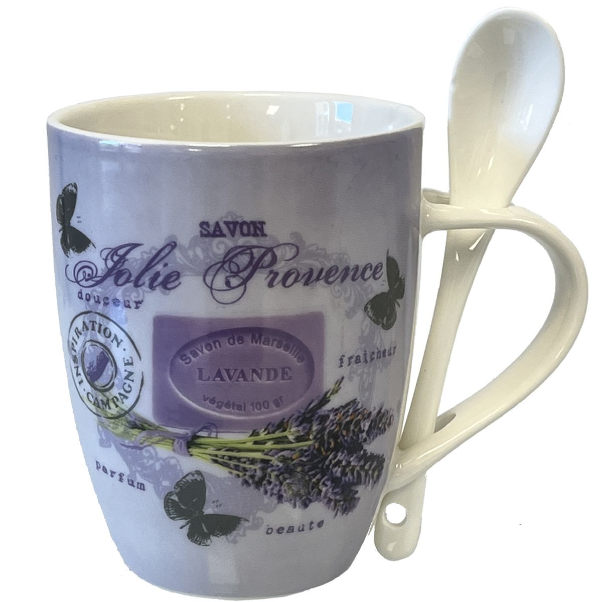 Mug avec sa cuillre Jolie Provence