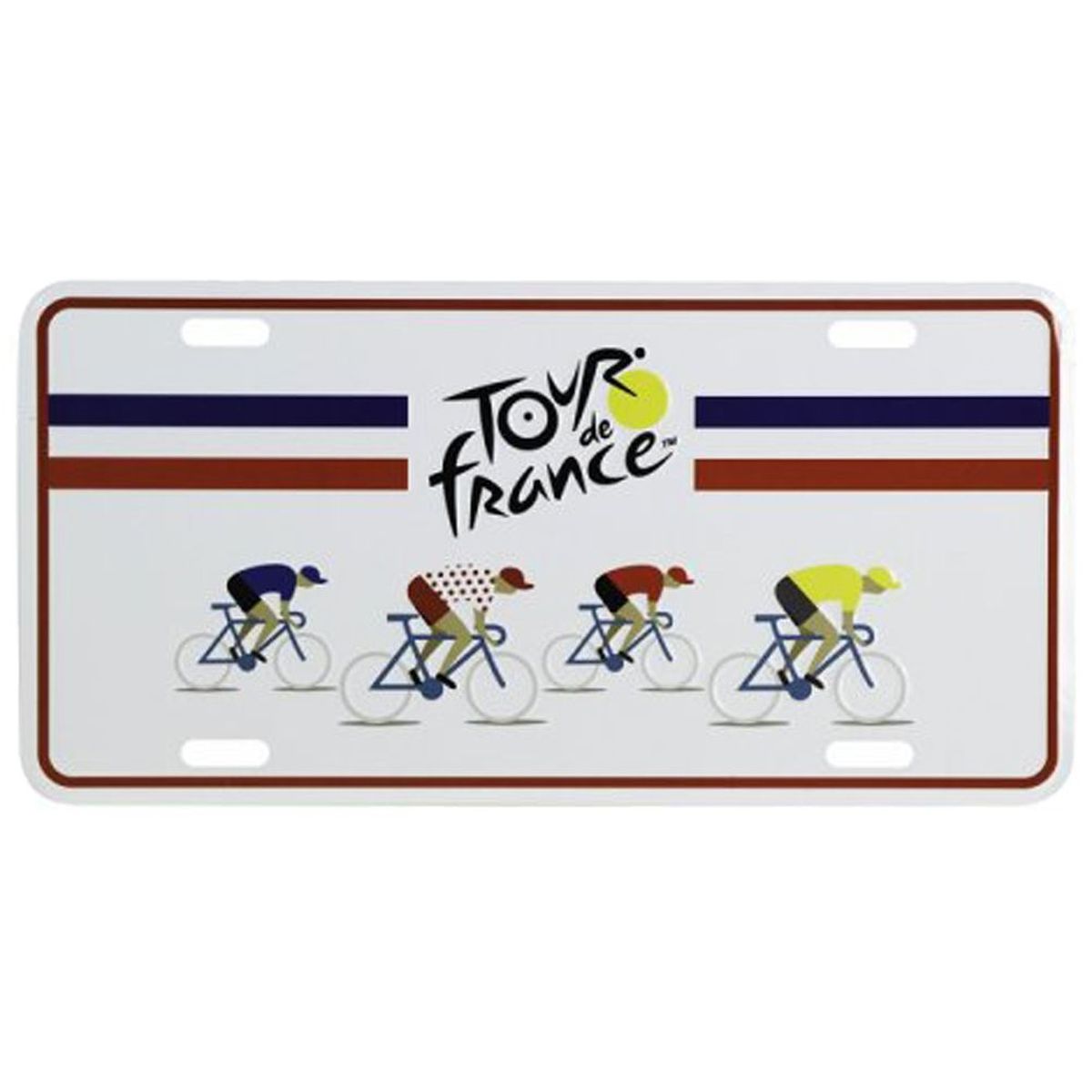 Plaque mtal Tour De France 30 x 15 cm