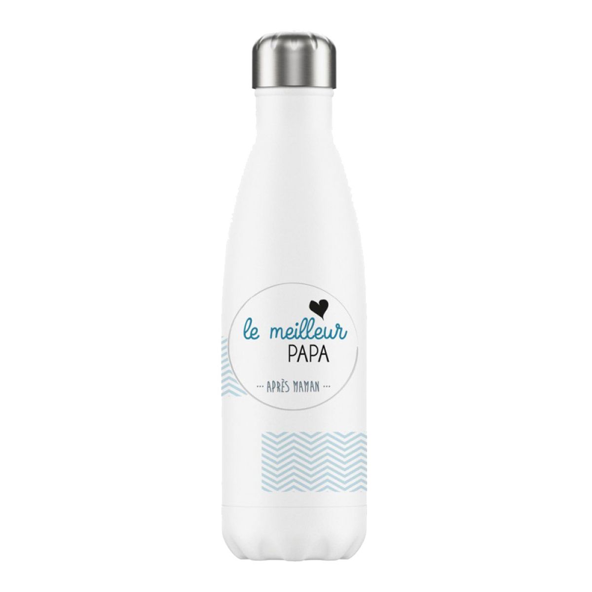 Gourde isotherme Le Meilleur Papa... Aprs maman - 500 ml