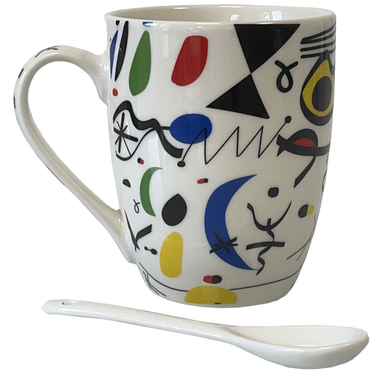 Mug avec sa cuillre Graphinks - Livr en boite cadeau