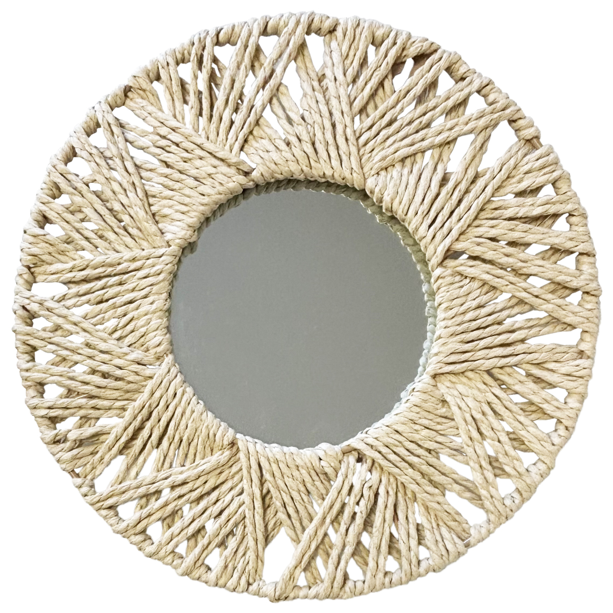 Miroir rond en papier tress 30 cm