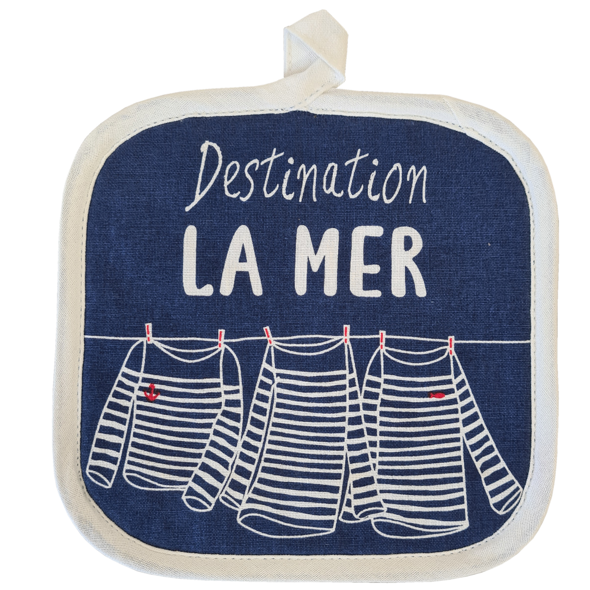 Manique en coton Destination La Mer