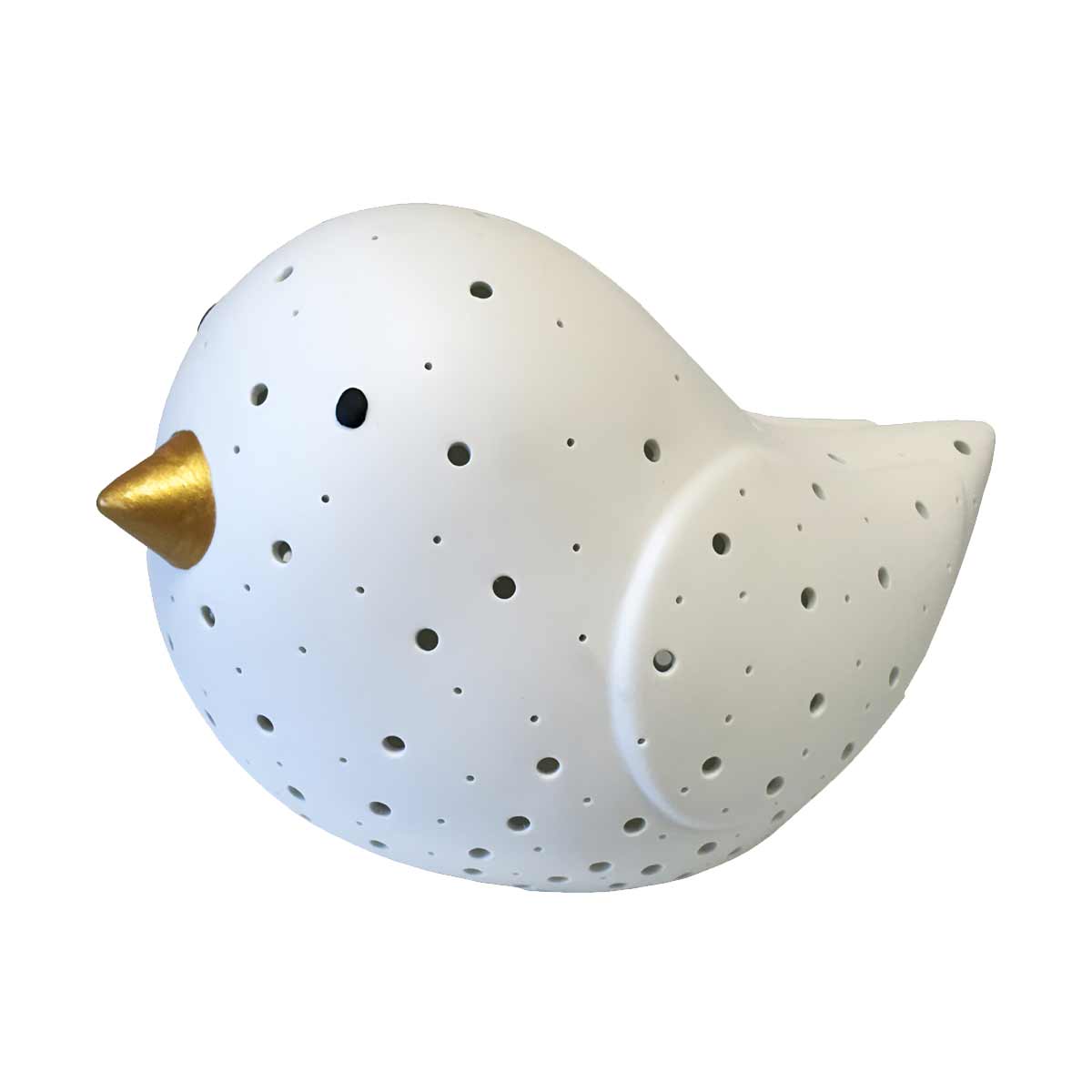 Lampe Oiseau en porcelaine 24 cm