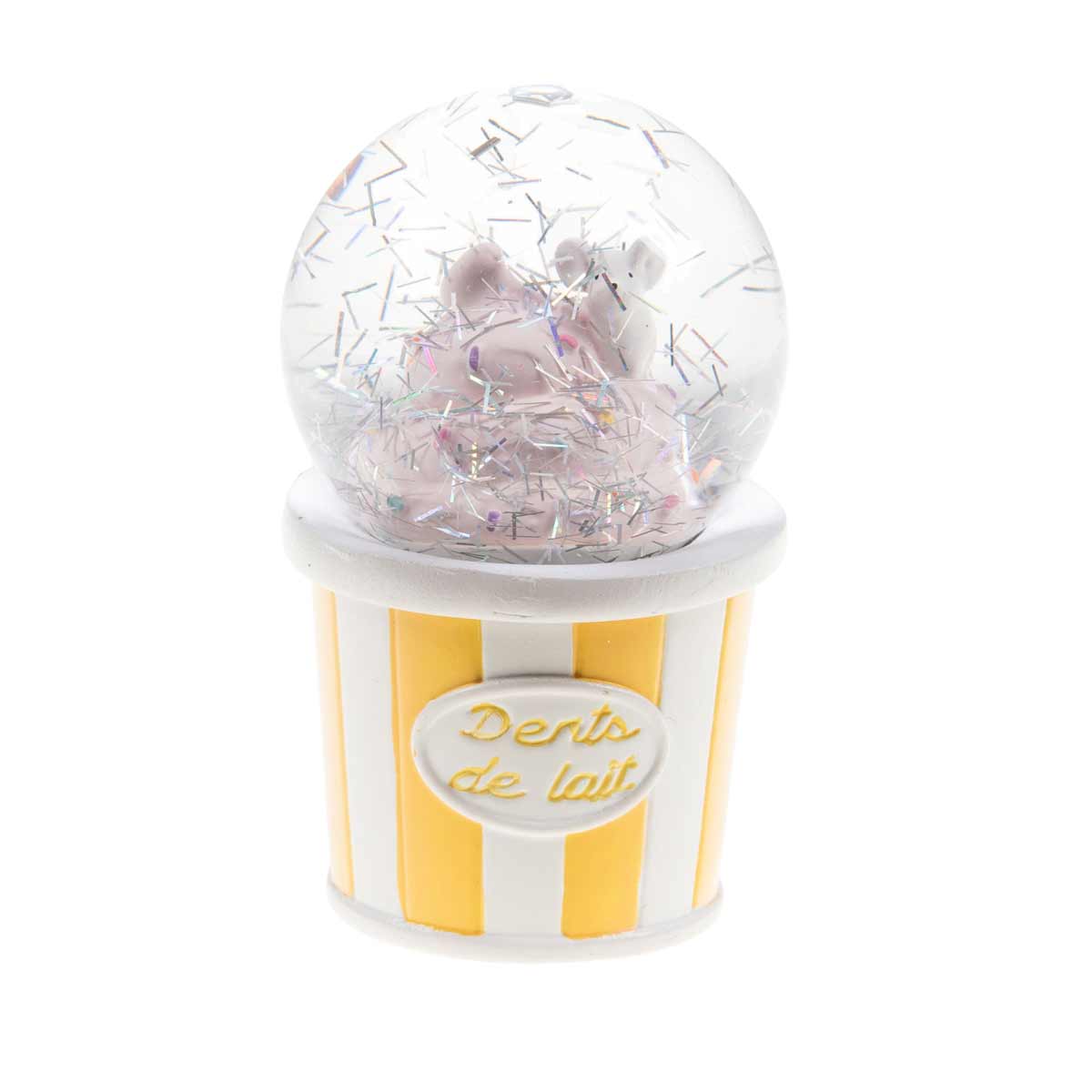 Petite boite  dents de lait souris sur pot de glace