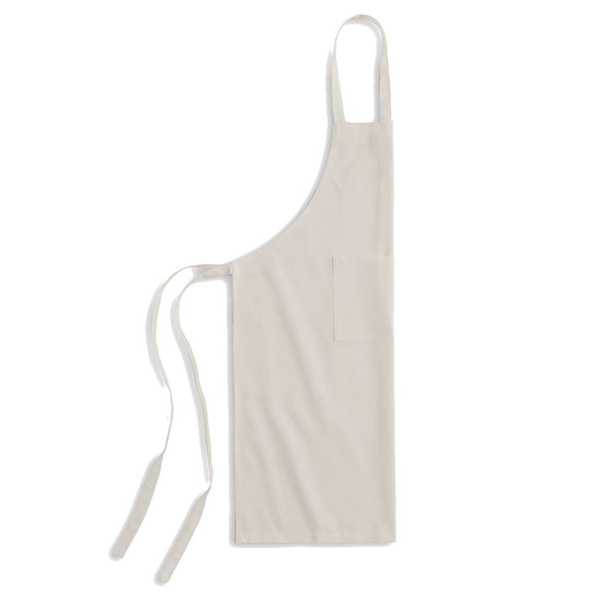 Tablier de cuisine adulte en coton couleur Ivoire