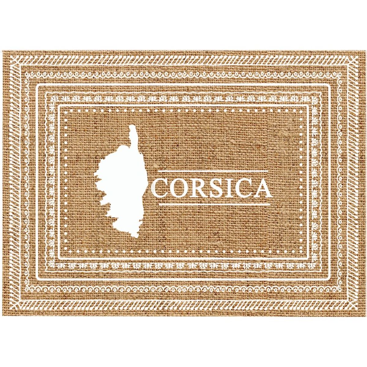 Set de table en toile de jute Corsica