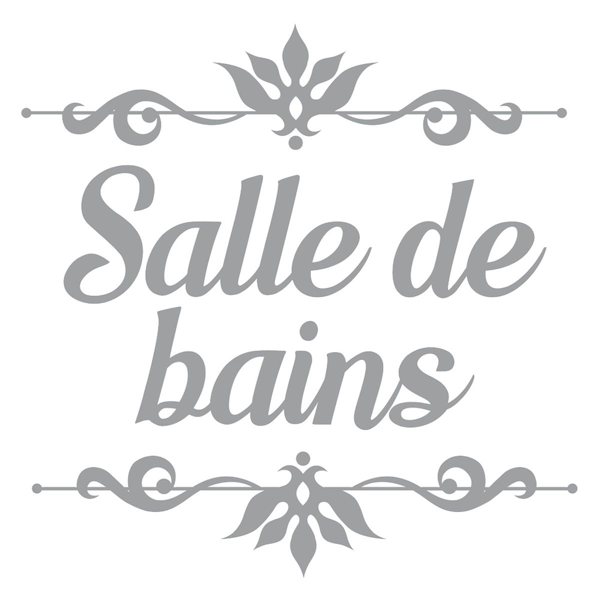 Sticker de porte - Salle de Bains