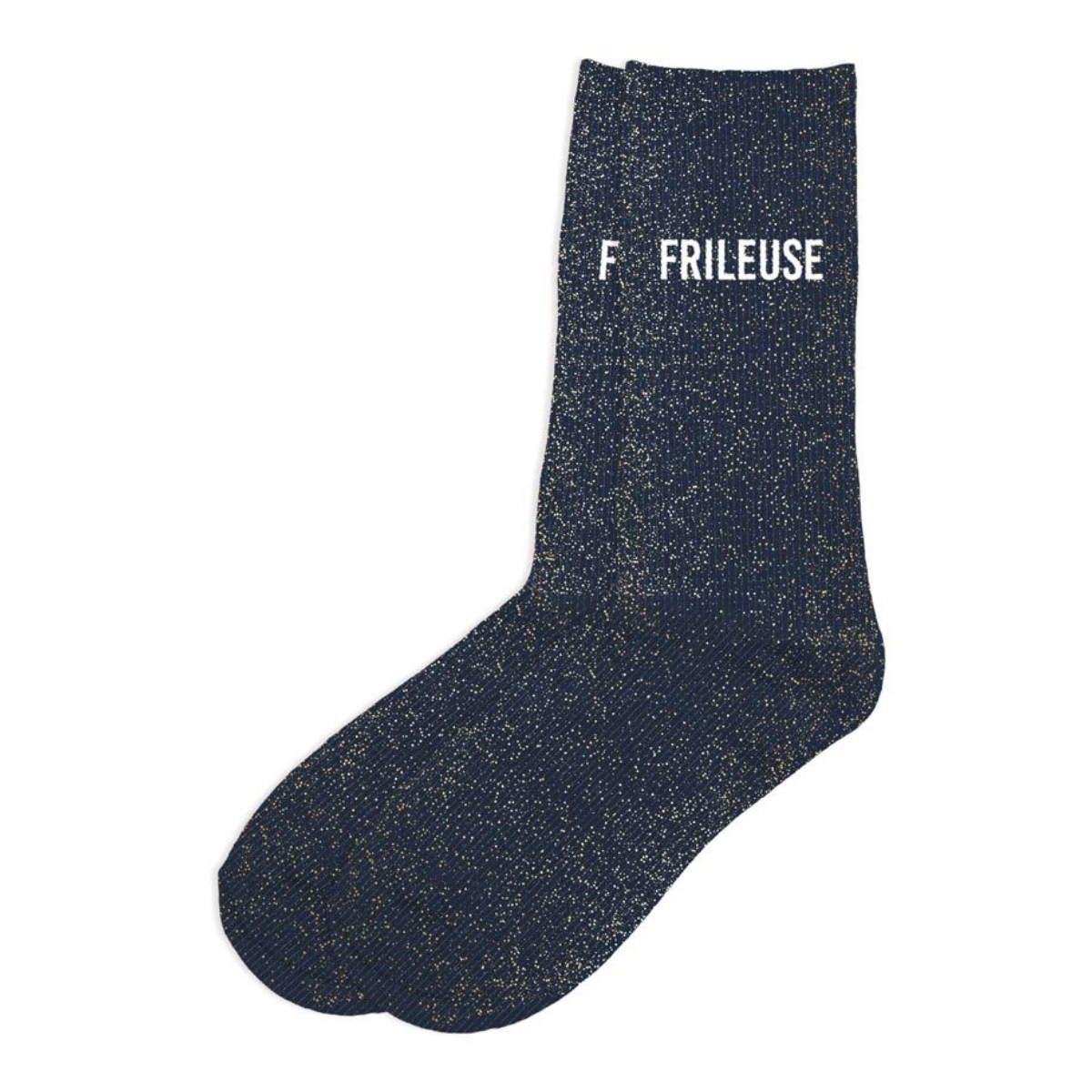 Paire de chaussettes  paillettes frileuse