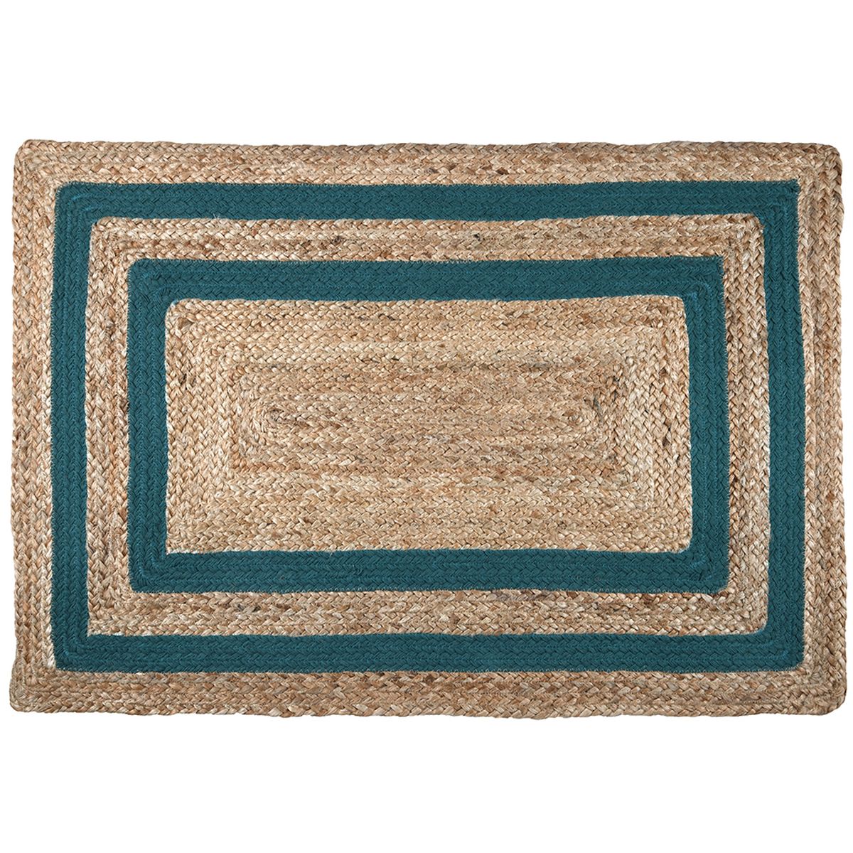 Tapis Ethnique 60 x 90 cm en Jute - Emeuraude