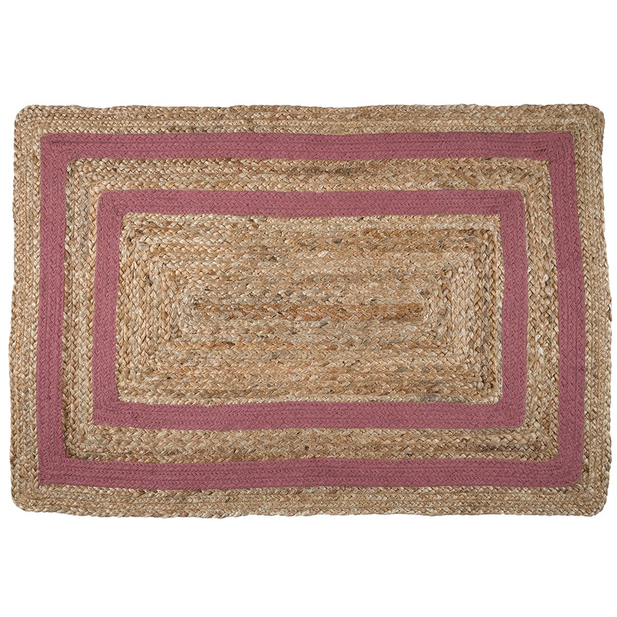 Tapis Ethnique 60 x 90 cm en Jute - Grenache