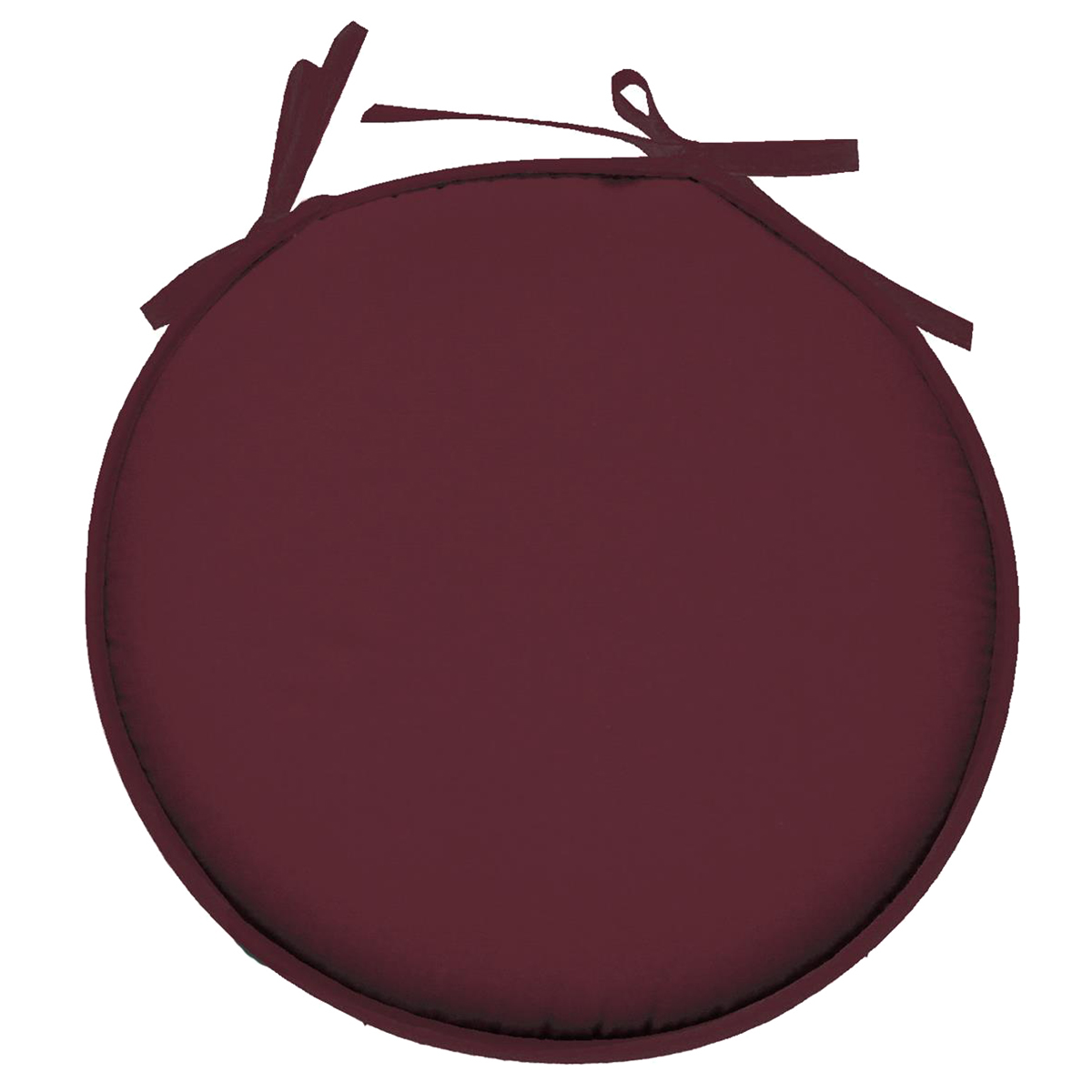 Coussin de chaise Ronde Nelson 40 cm - grenache