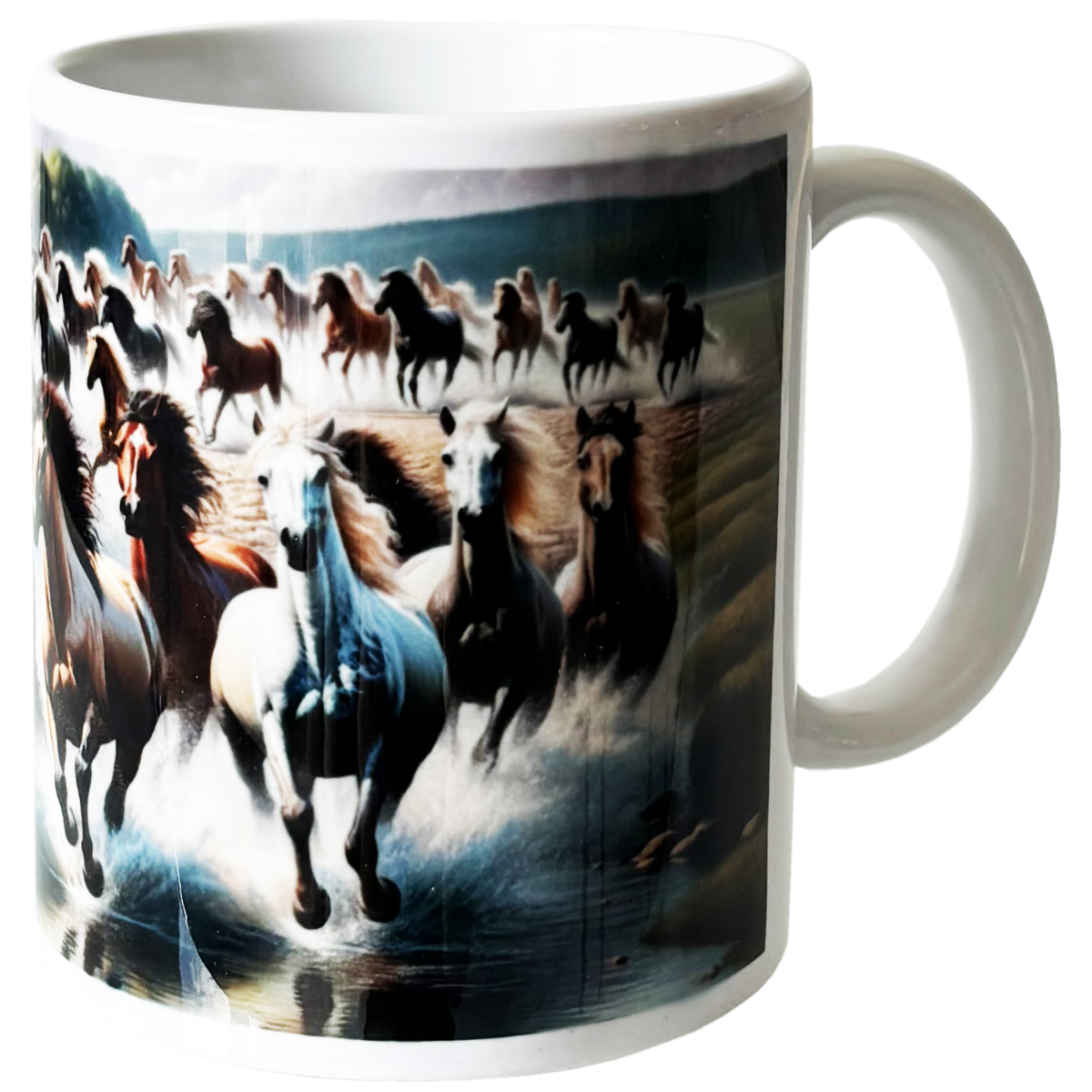 Mug chevaux au galop par Cbkreation