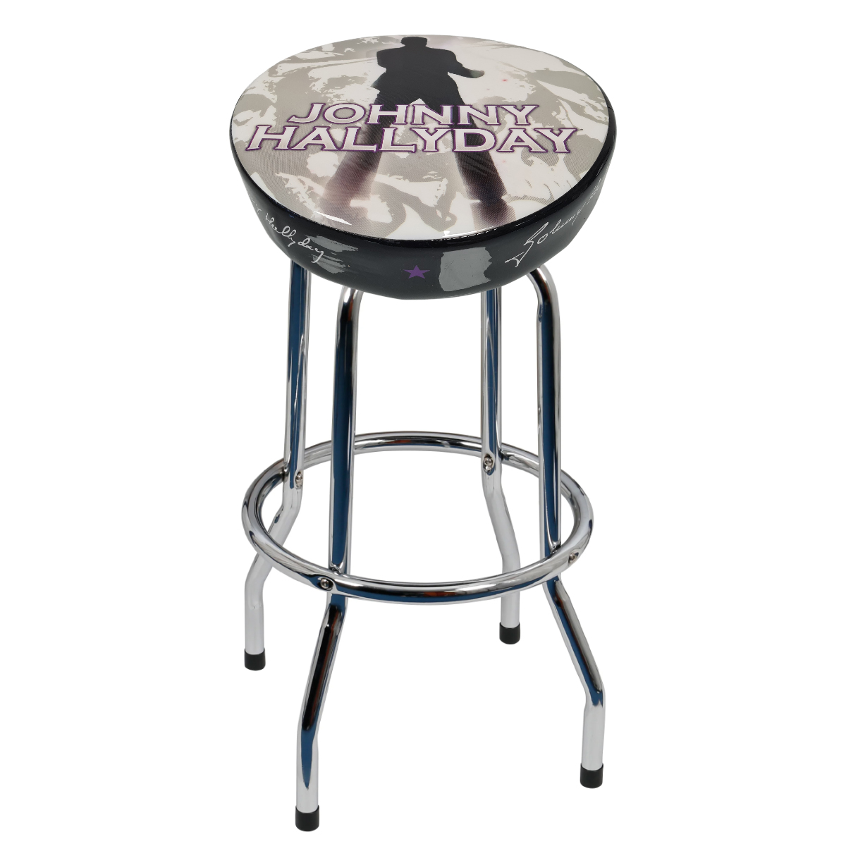 Tabouret de bar Johnny Hallyday