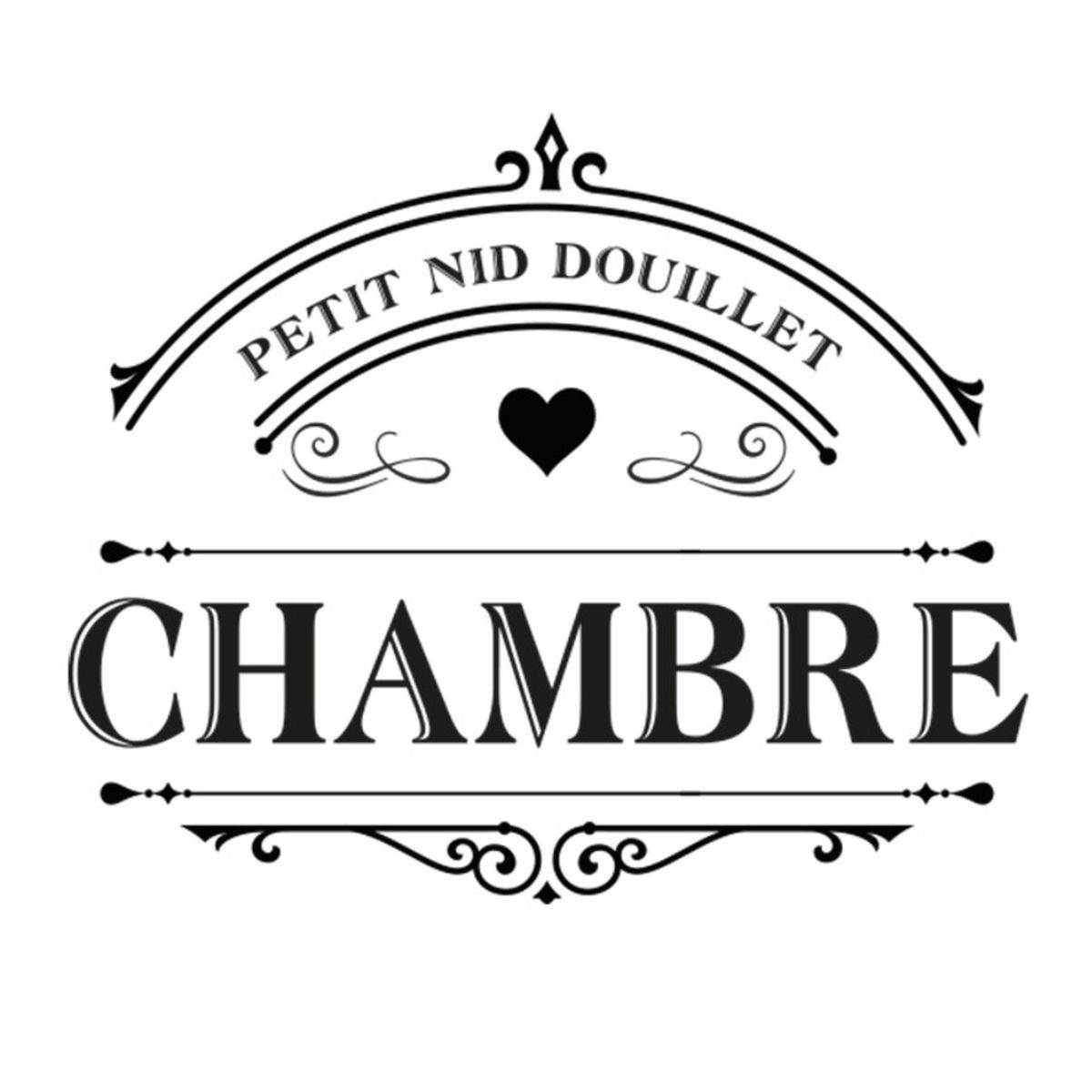 Sticker de porte - Chambre - Petit Nid Douillet