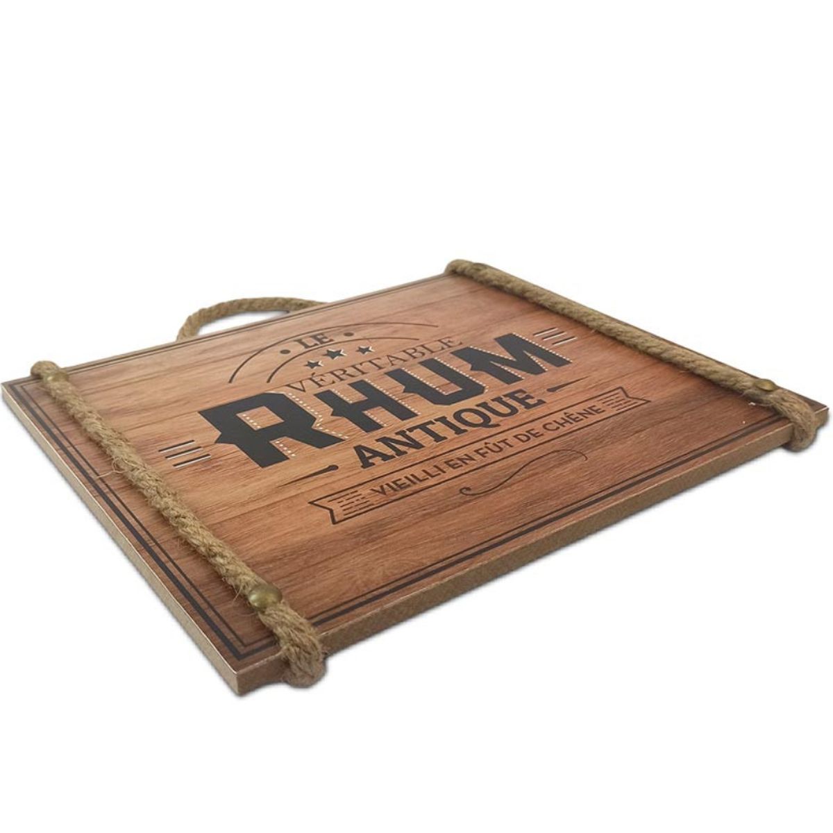 Dcoration murale Vritable Rhum Antique 24 x 30 cm