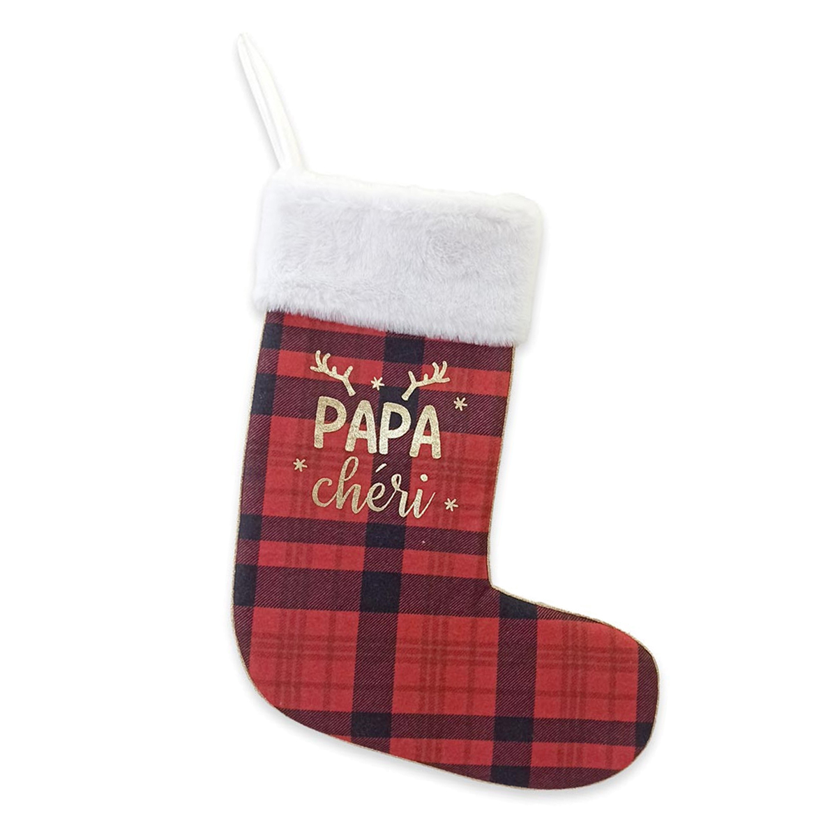 Chaussette de Nol  suspendre - papa chri