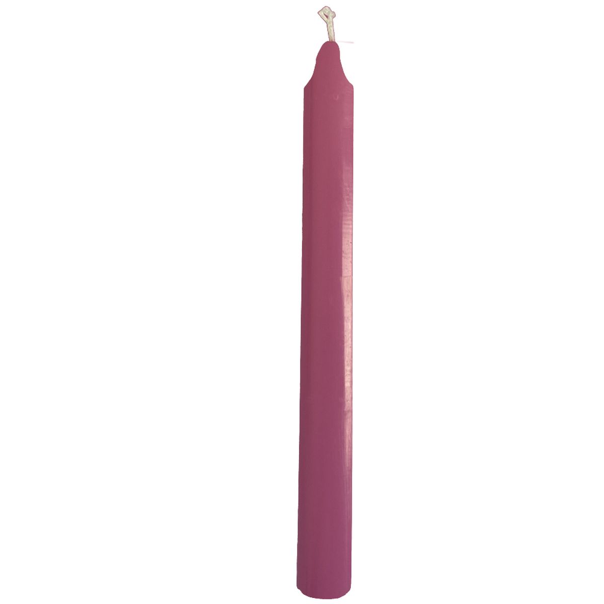 Bougie teinte dans la masse 20 cm - Rose