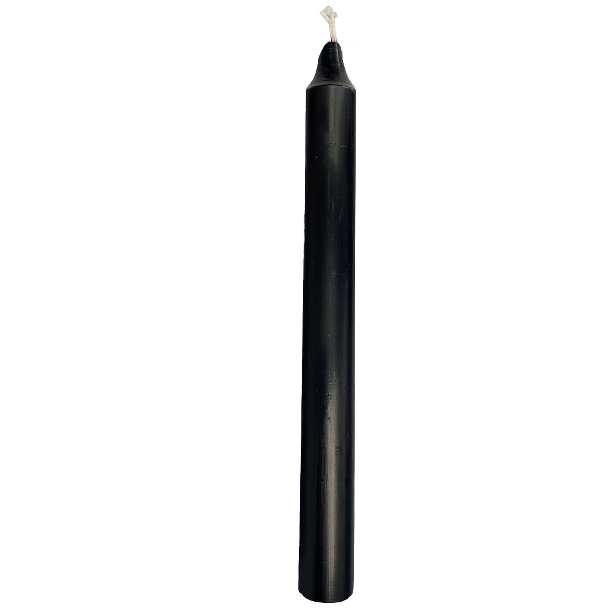 Bougie teinte dans la masse 21 cm - Noir