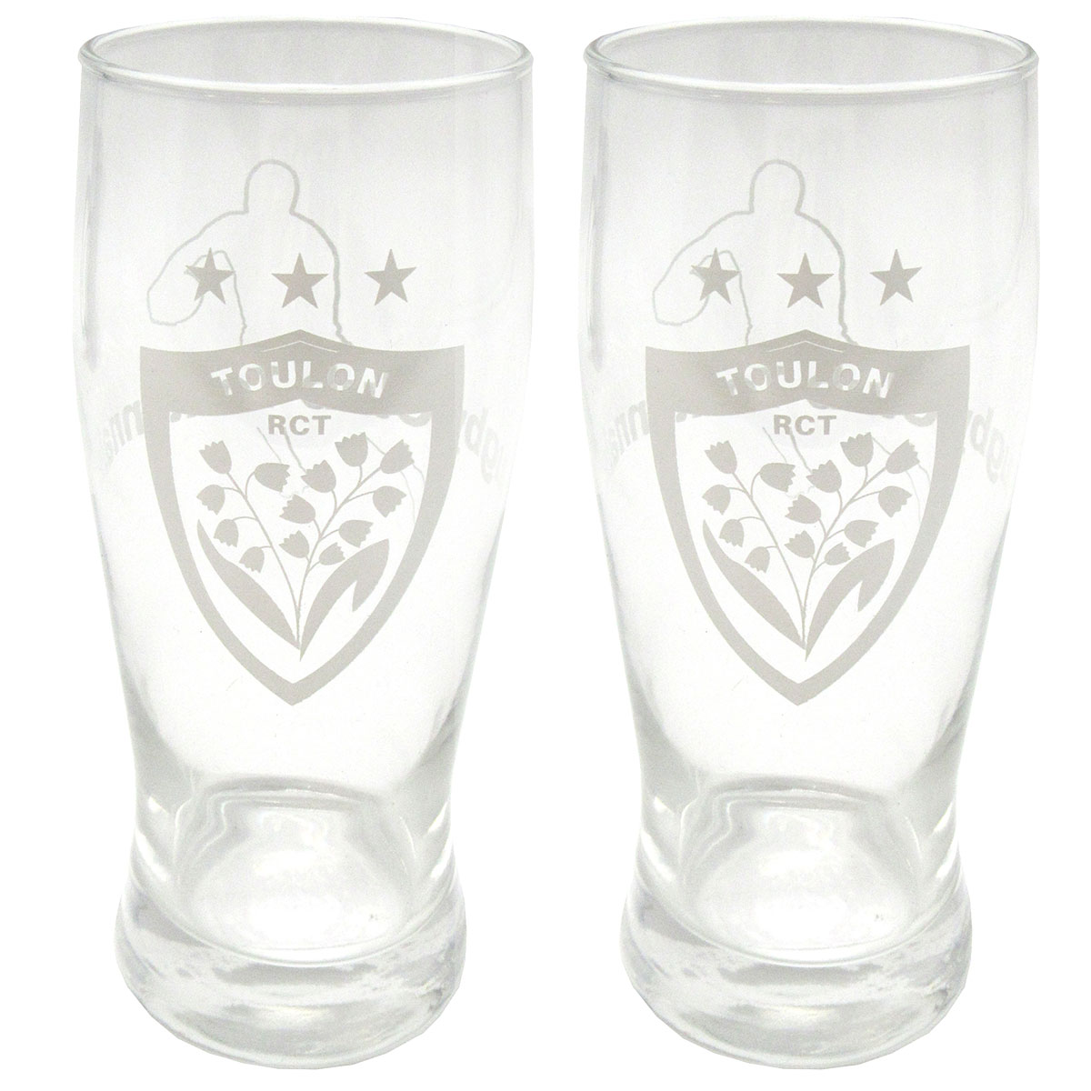 Verres  Bire Rugby Club Toulonnais en set de 2