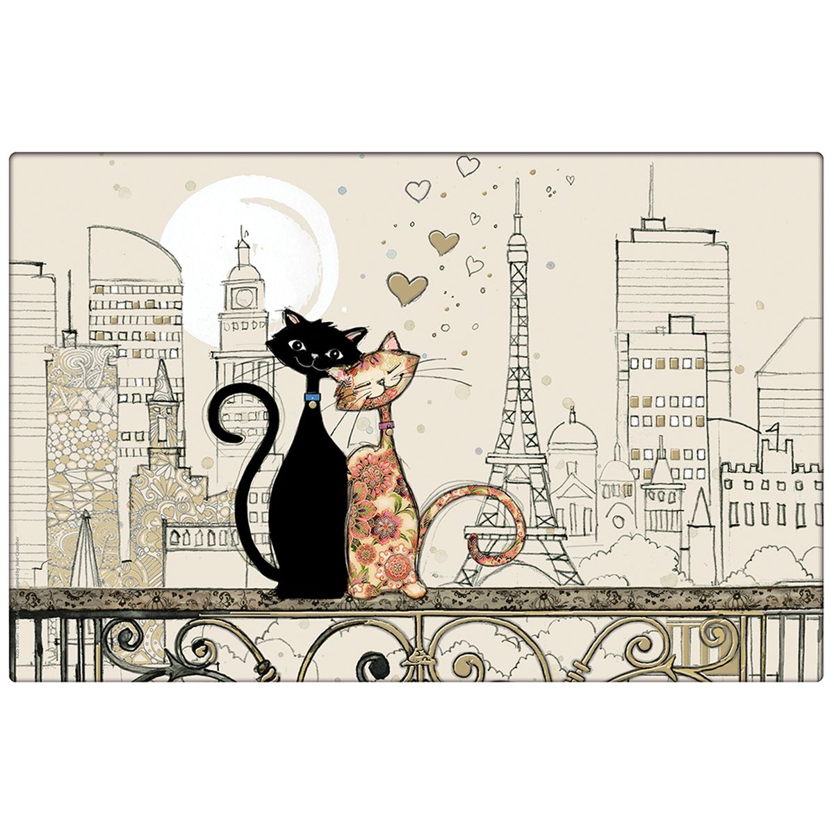 Set de table Kiub collection Bug Art - Chats Amoureux Paris