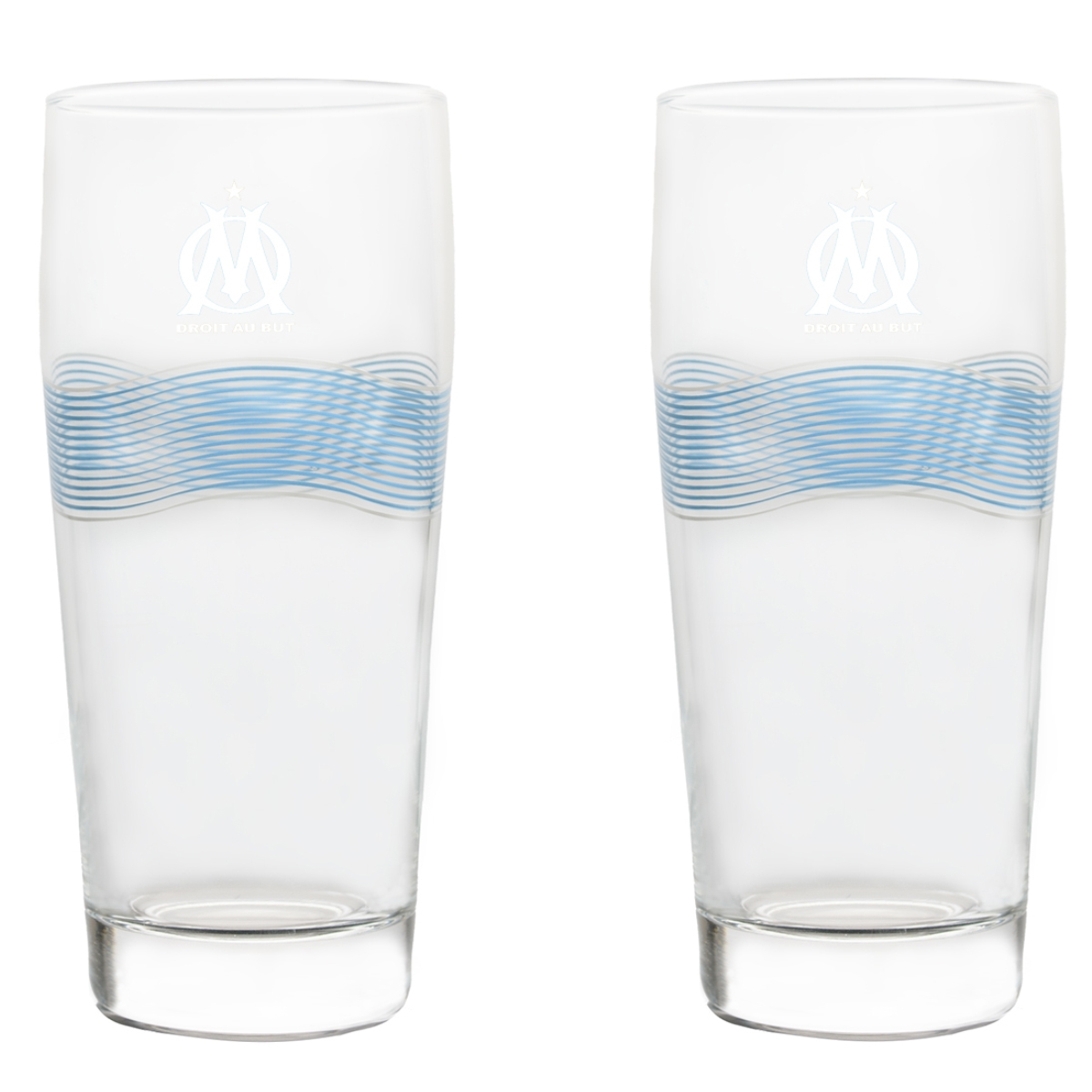 Verres  bire Olympique de Marseille en Set de 2