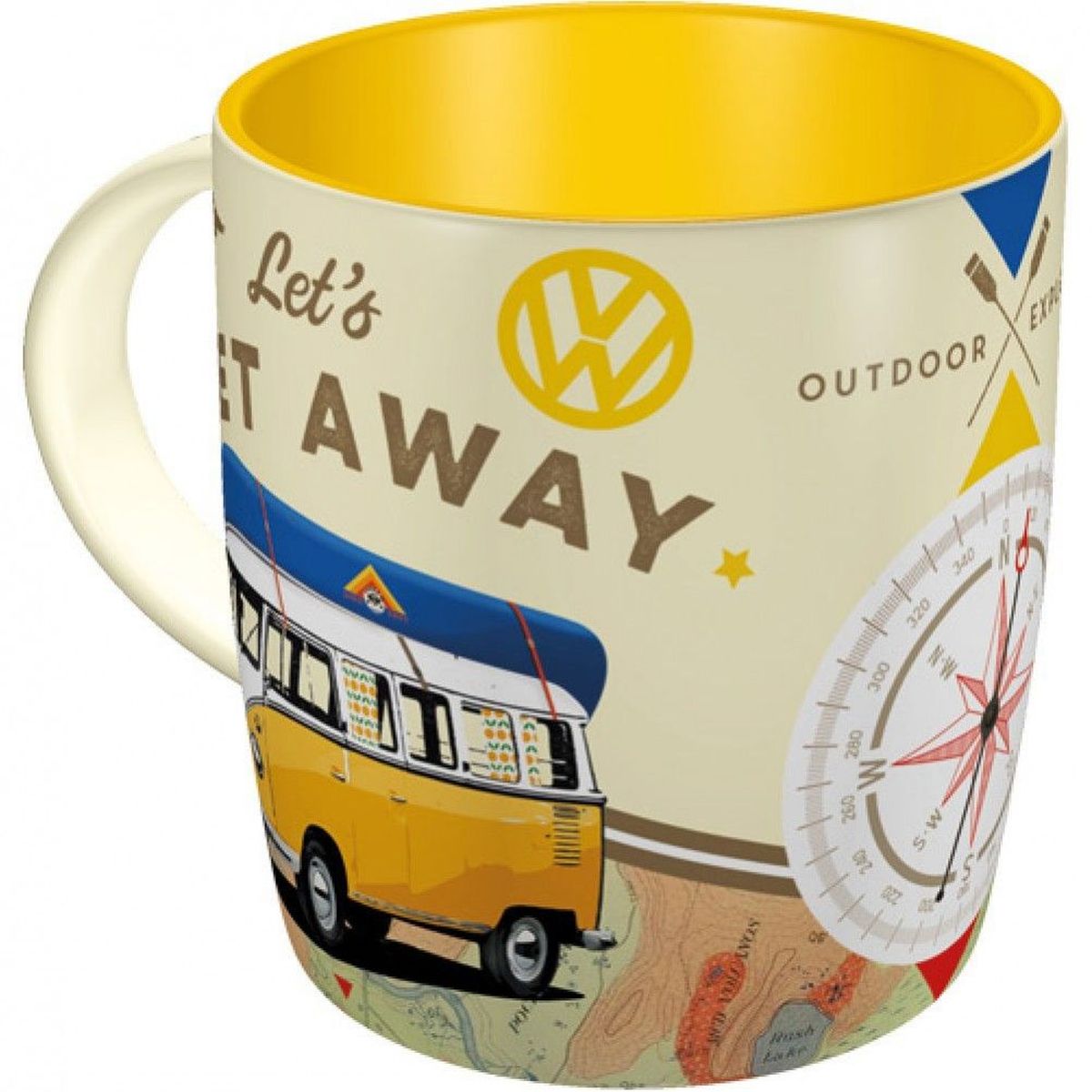 Mug Volkswagen Bulli - Let's Get Away en cramique