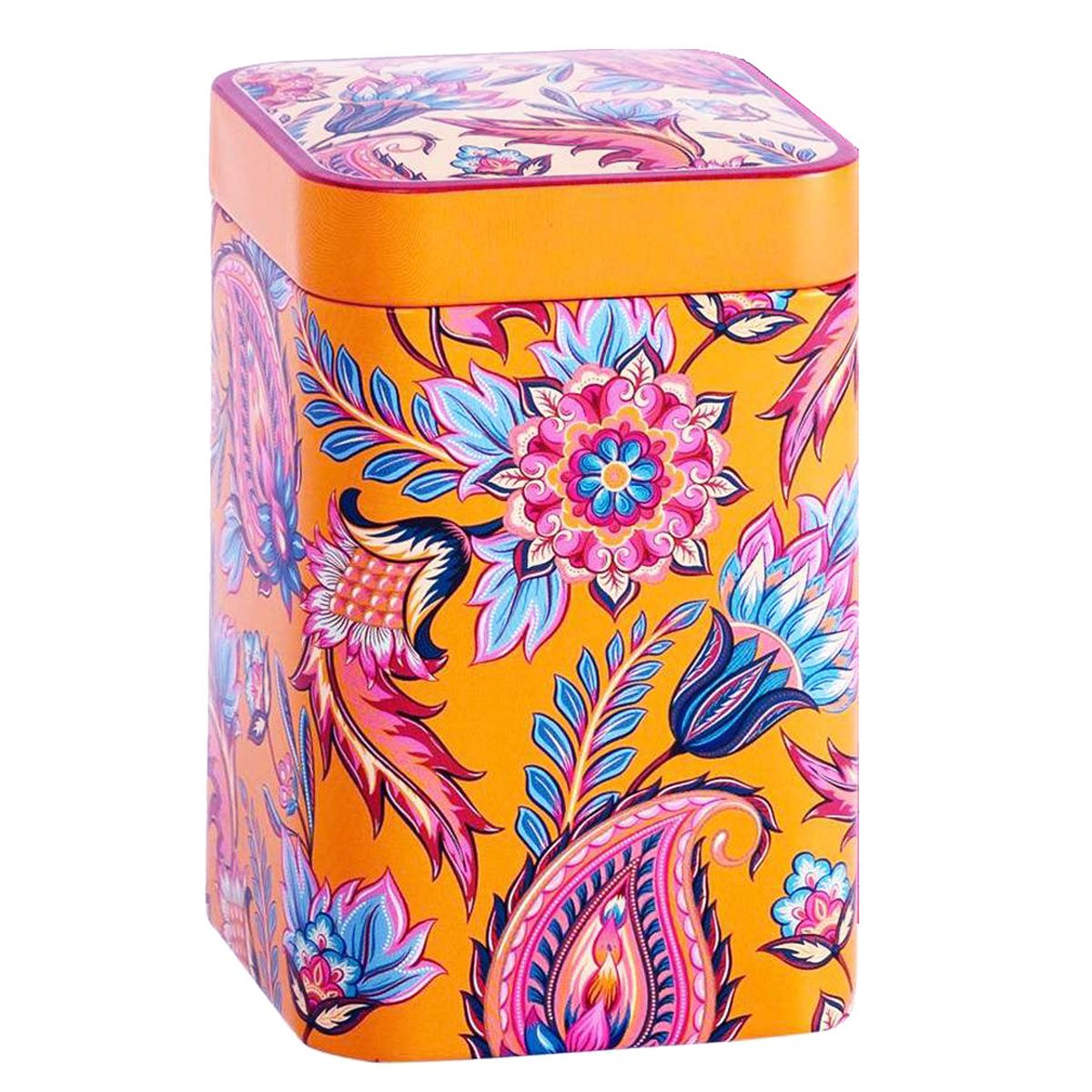 Boite  Th Fireflower Orange en mtal - 100 grammes