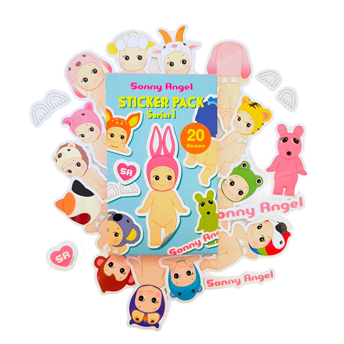 Sonny Angel - Bote de 20 Mini Stickers