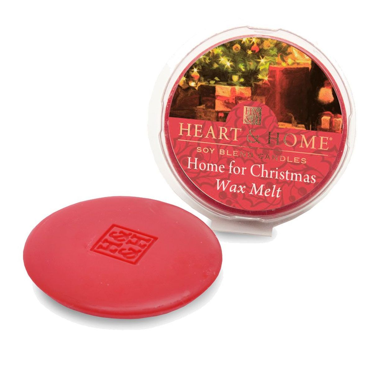 Galet  faire fondre Heart and Home 8 heures Nol au coin du feu