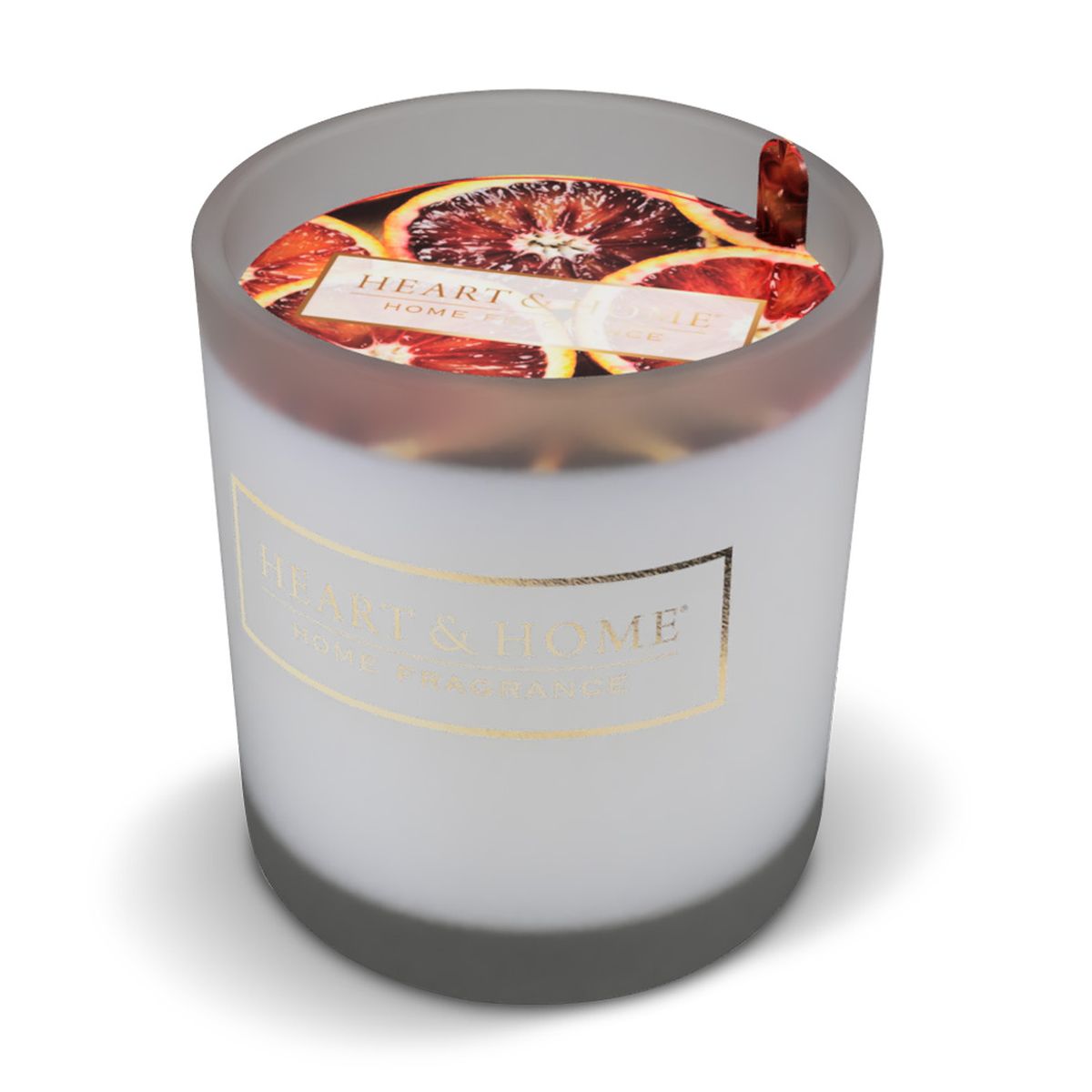 Bougie Votive Heart and Home 15 heures - Orange Sanguine