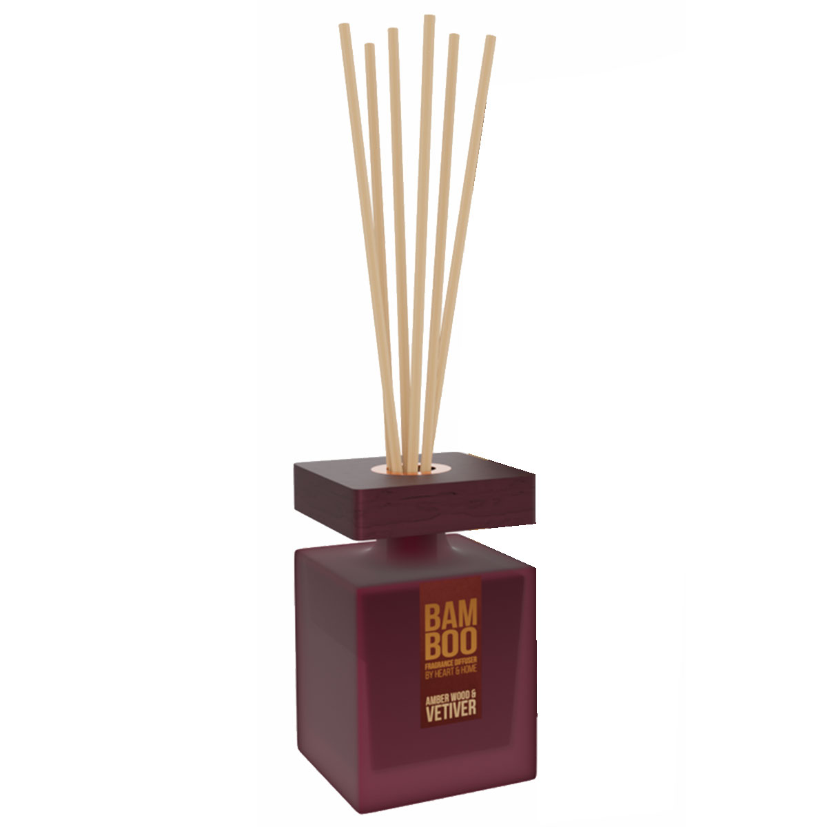 Diffuseur  btons Heart and Home Bois d'Ambre et Vtiver