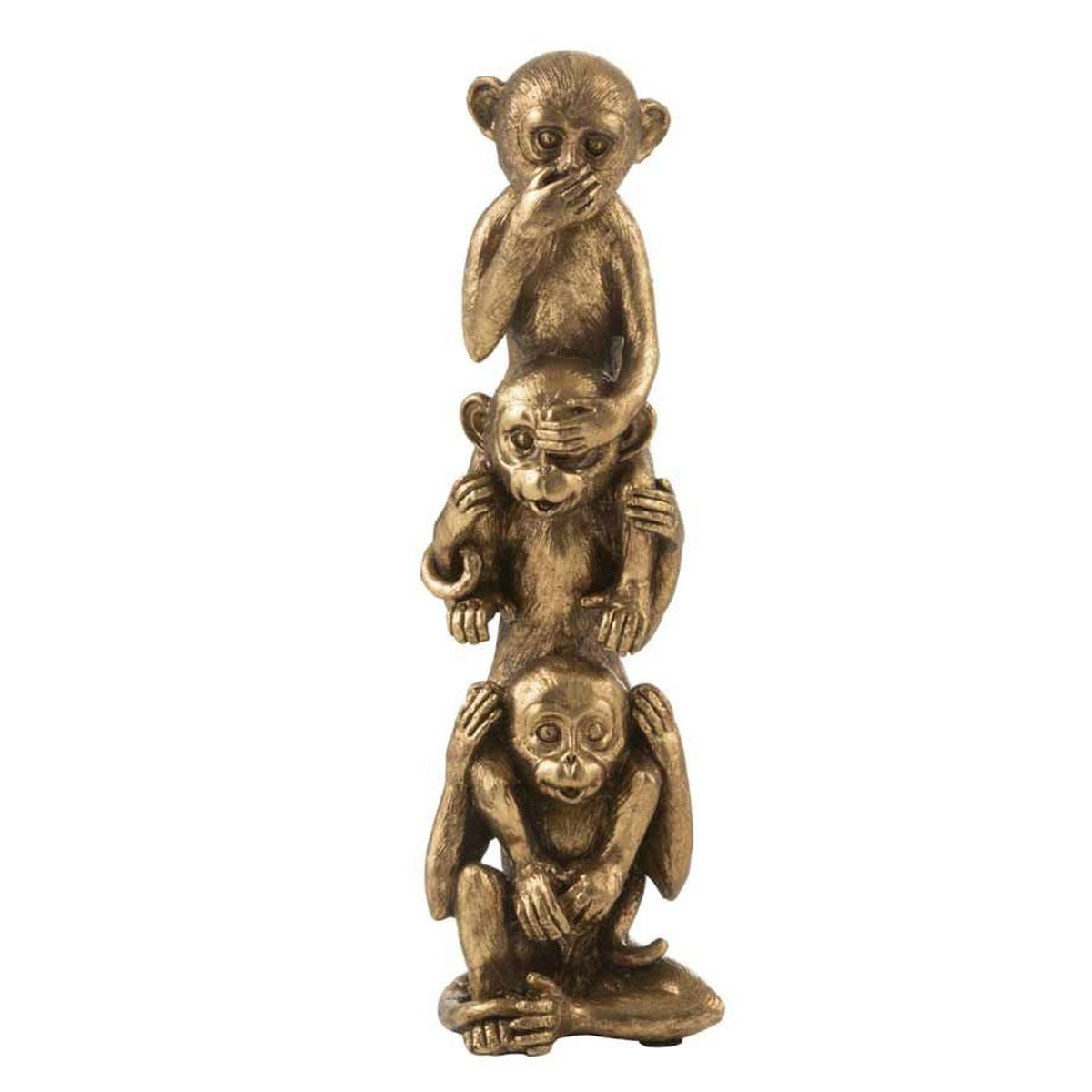 Figurine Singes en rsine Rien dit, Rien vue, Rien entendu 32 cm