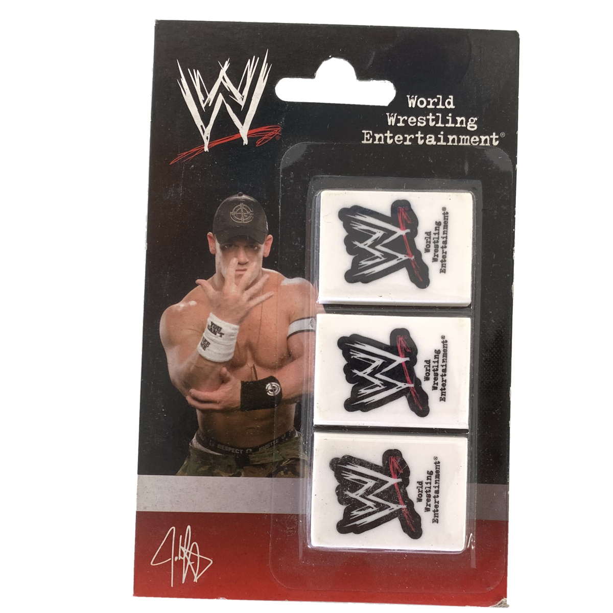 Set de 3 gommes WWE