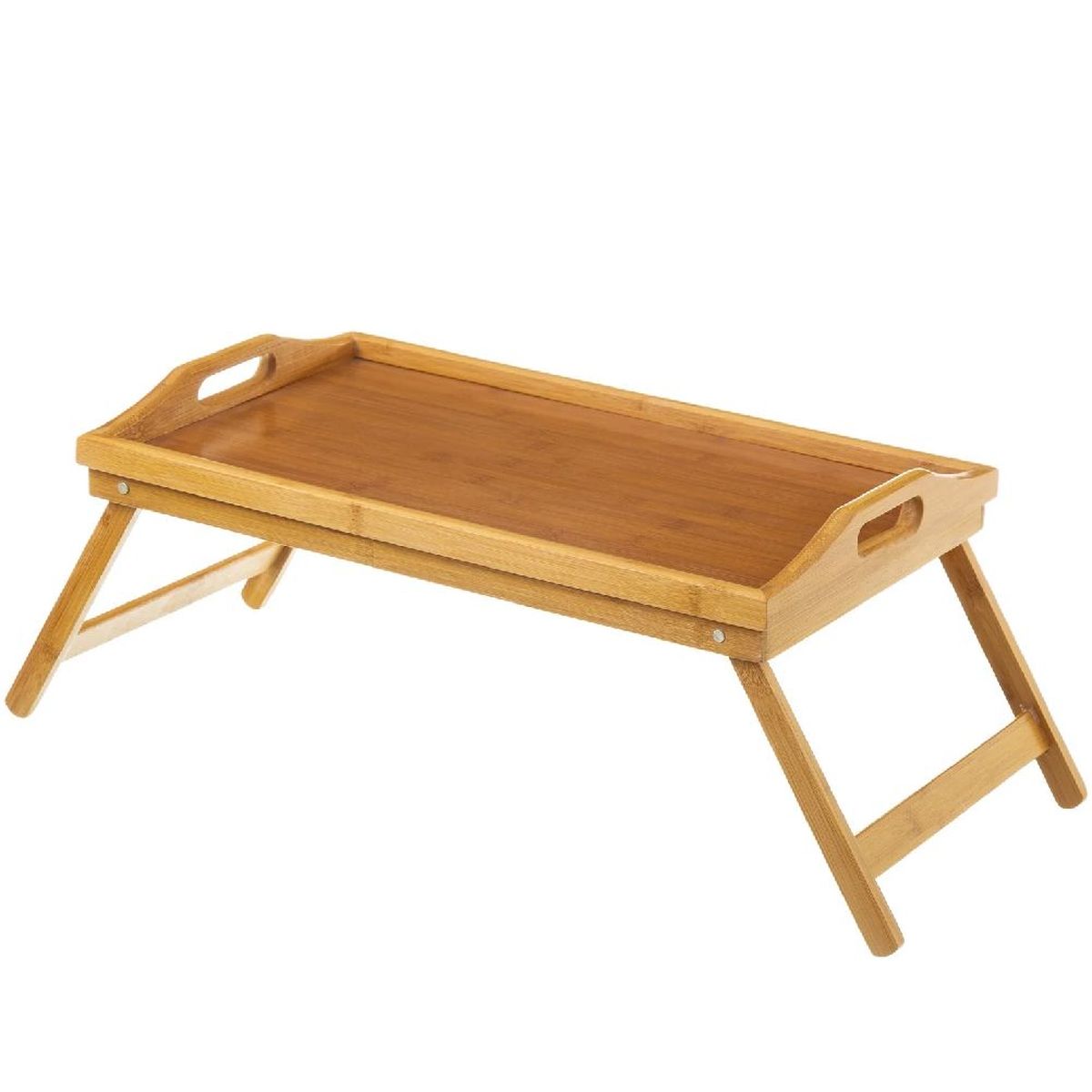 Plateau djeuner au lit avec pieds pliables en bois - 50 cm