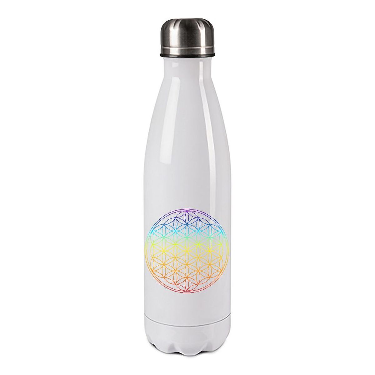 Gourde isotherme en inox sublime Fleur de Vie - 500 ml