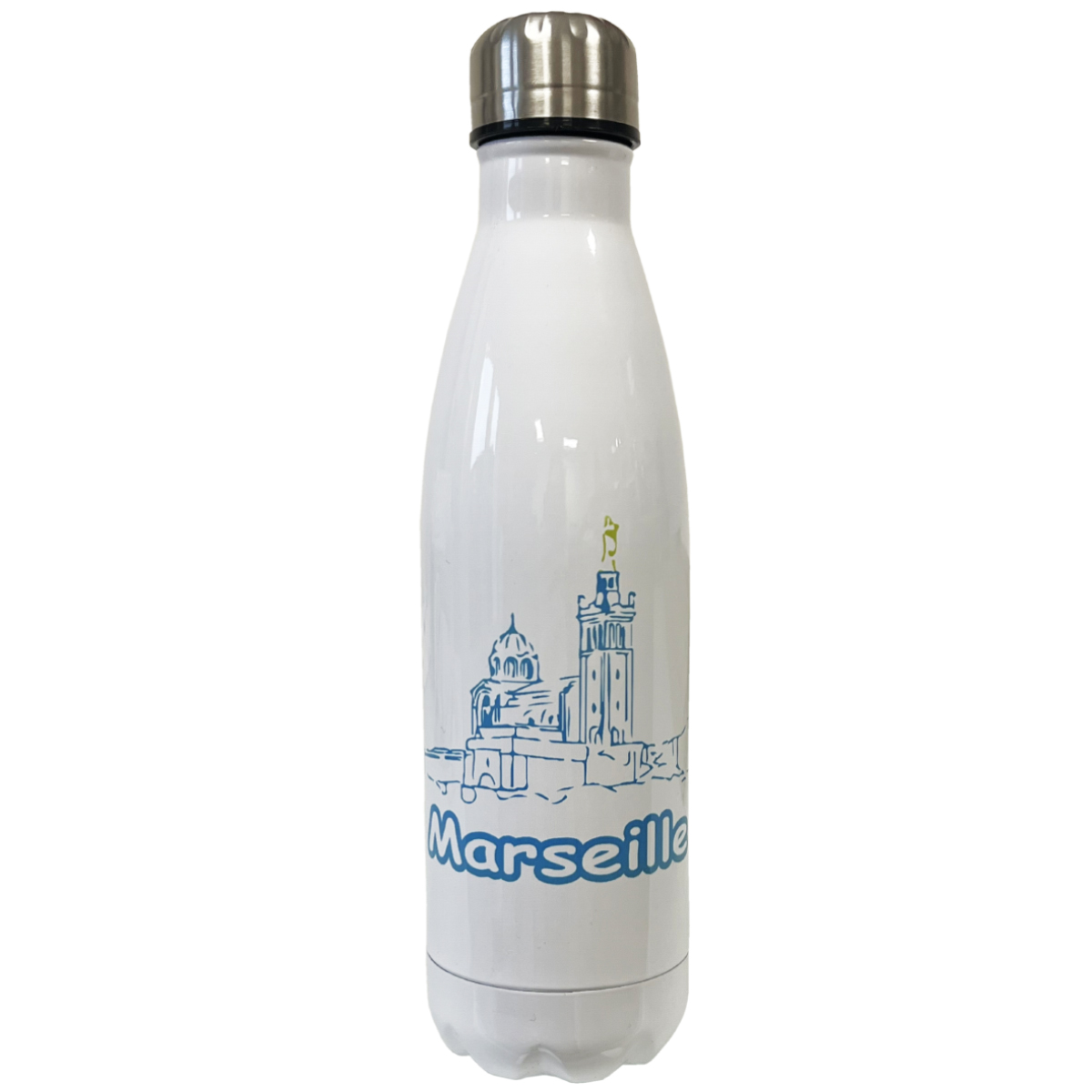 Gourde isotherme en inox sublim Cbkreation Marseille - 750 ml