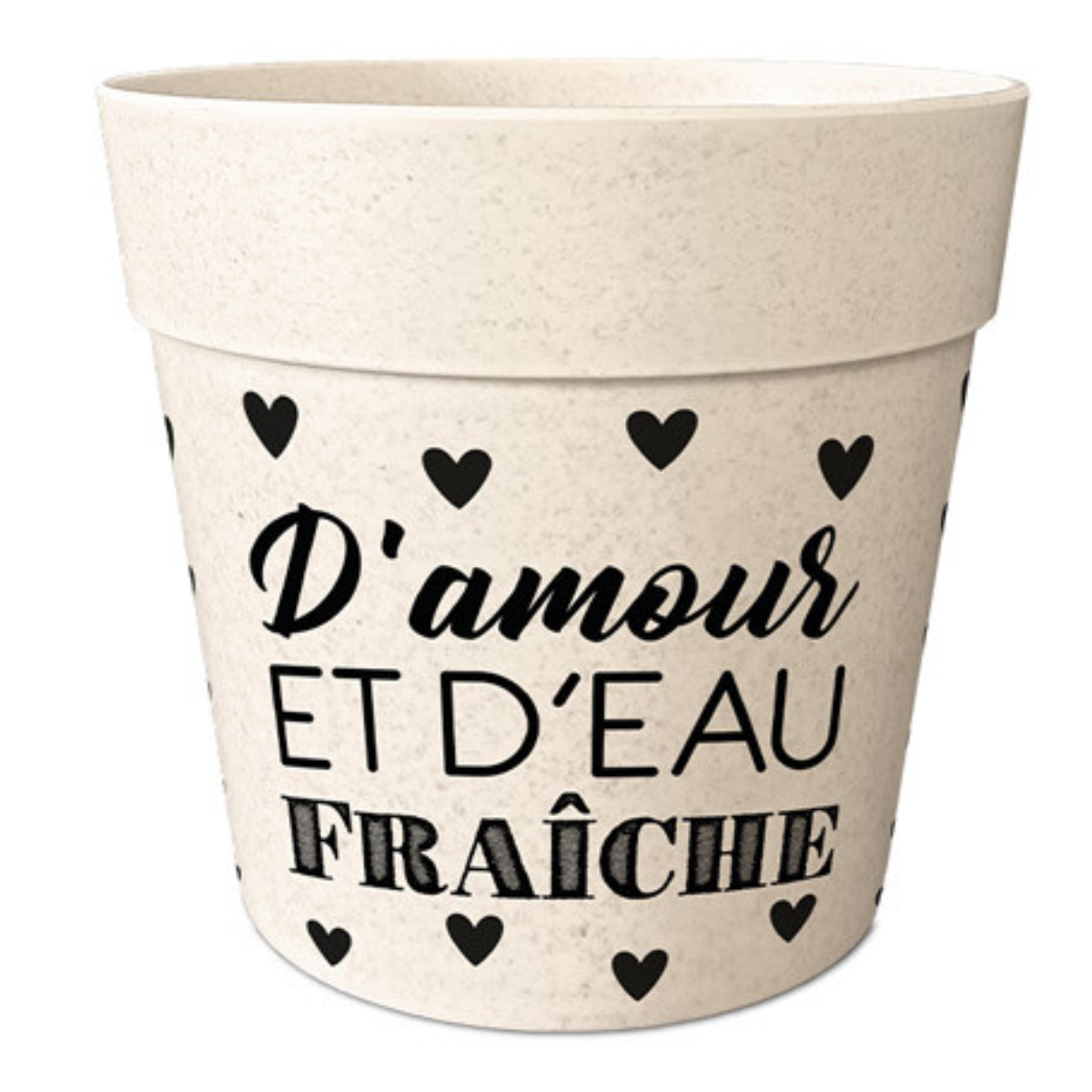 Cache Pot en Fibre de Bambou - D'amour et d'eau fraiche 8.